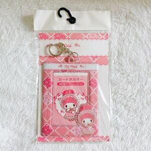 New Sanrio Akamelo birthday sweet lolita my melody kpop photo card holder - Pink